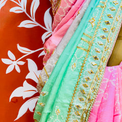 PURE UPADA SILK KACCHI PATTI SAREE