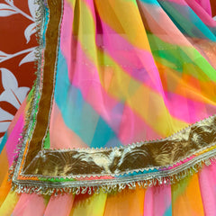 COTTON CANDY 7 metre Lehenga