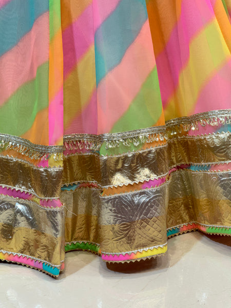 COTTON CANDY 7 metre Lehenga