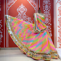 COTTON CANDY 7 metre Lehenga