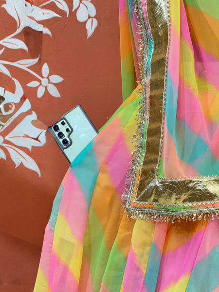 COTTON CANDY 7 metre Lehenga