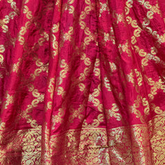 TAFETA SILK 24 KALI GHATCHOLA LEHENGA