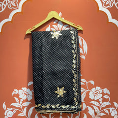 MOTHRA KOTA DORIYA GOTA PATTI SAREE