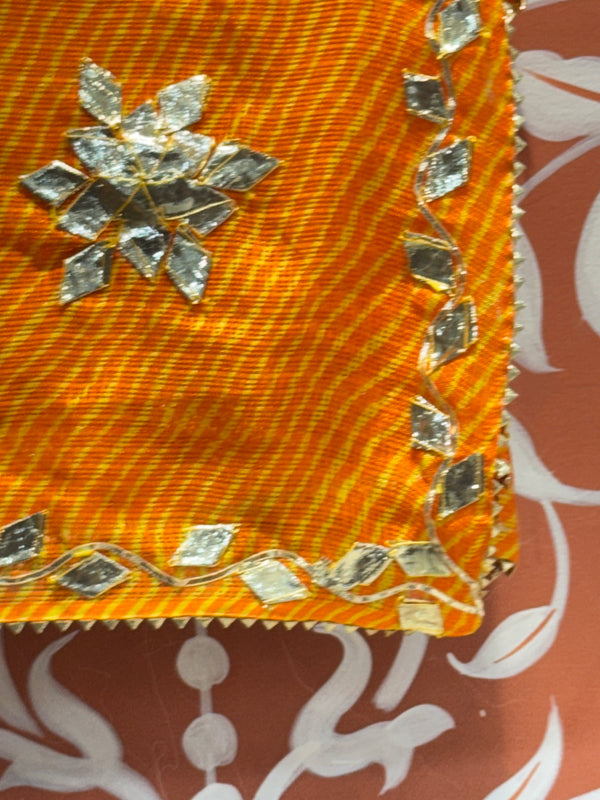 MOTHRA KOTA DORIYA GOTA PATTI SAREE