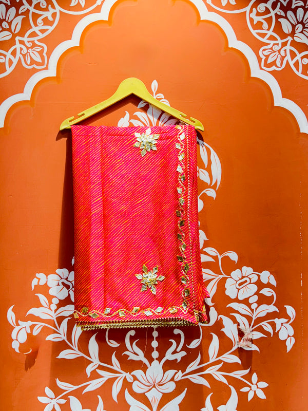 MOTHRA KOTA DORIYA GOTA PATTI SAREE