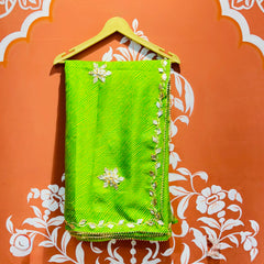 MOTHRA KOTA DORIYA GOTA PATTI SAREE