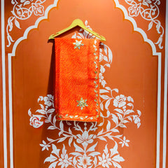 MOTHRA KOTA DORIYA GOTA PATTI SAREE