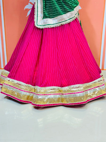 GEORGETTE GOLDEN SILVER WORK EXTRA FLARED LEHENGA