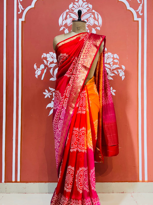 RUSSIAN SILK BOOTA SAREE