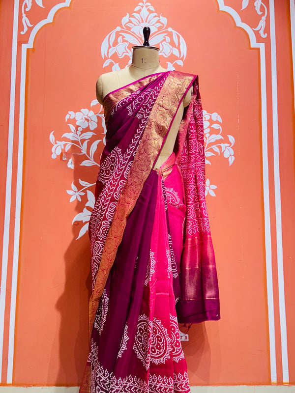 RUSSIAN SILK BOOTA SAREE