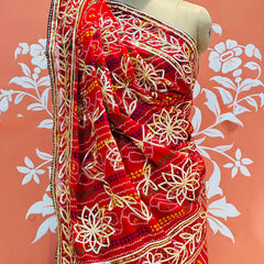 60GM GEORGETTE JAL&VINTAGE WORK WASHABLE SAREE