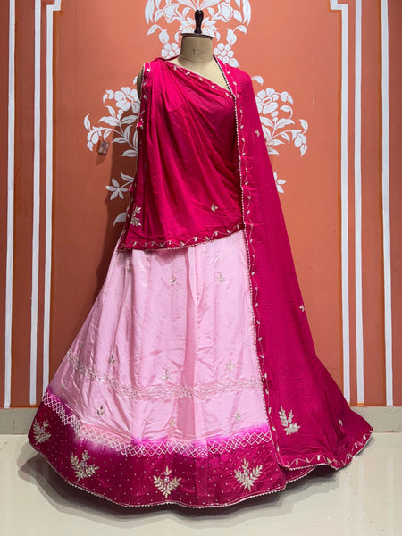 D-UPADA SILK HANDWORK LEHENGA