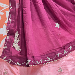 D-UPADA SILK HANDWORK LEHENGA