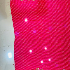 LEHERIYA MOTHRA GOTA PATTI HANDWORK SAREE