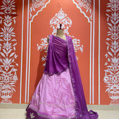 D-UPADA SILK HANDWORK LEHENGA