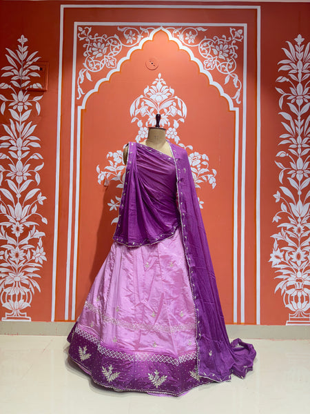 D-UPADA SILK HANDWORK LEHENGA