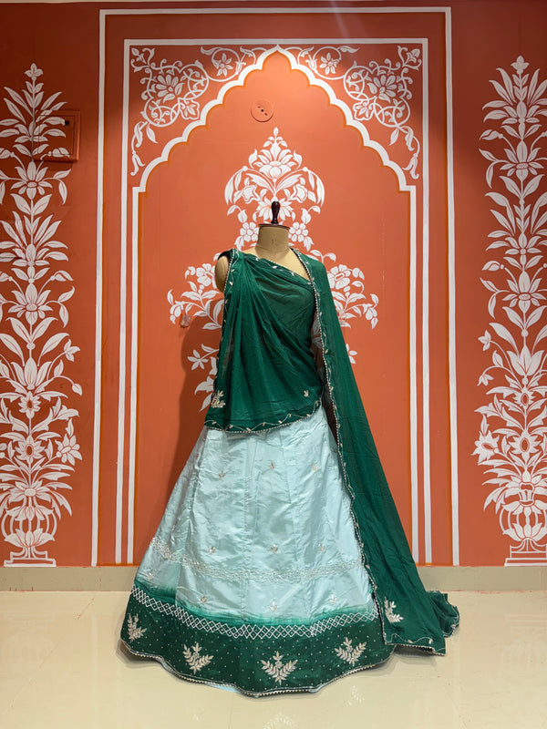 D-UPADA SILK HANDWORK LEHENGA