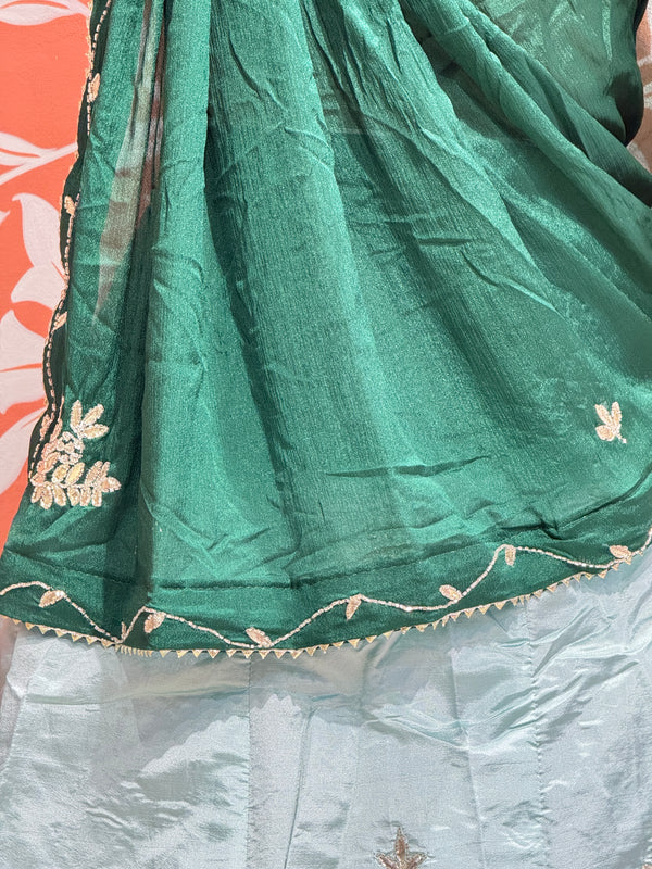 D-UPADA SILK HANDWORK LEHENGA
