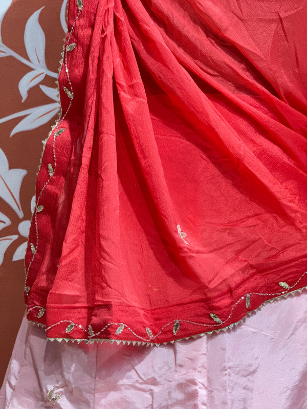 D-UPADA SILK HANDWORK LEHENGA
