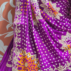 GAZI SILK BHANDEJ LEHENGA