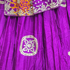 GAZI SILK BHANDEJ LEHENGA