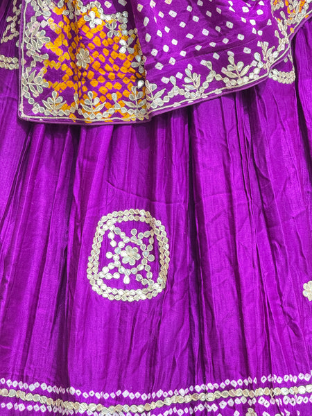 GAZI SILK BHANDEJ LEHENGA