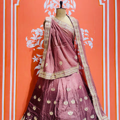 UPADA SILK GOTA PATTI LEHENGA