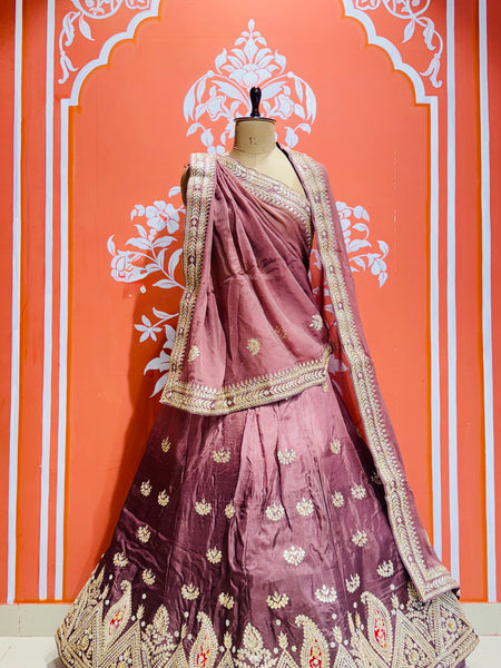 UPADA SILK GOTA PATTI LEHENGA