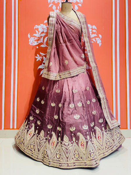 UPADA SILK GOTA PATTI LEHENGA