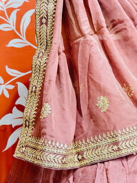 UPADA SILK GOTA PATTI LEHENGA