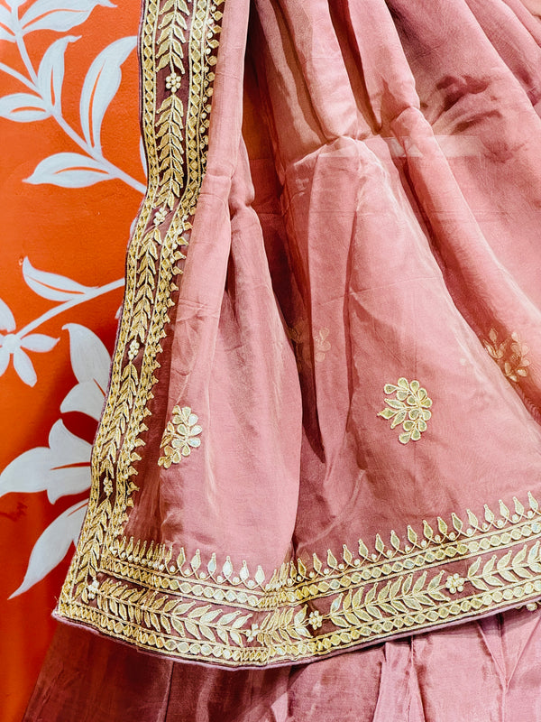 UPADA SILK GOTA PATTI LEHENGA
