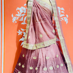UPADA SILK GOTA PATTI LEHENGA