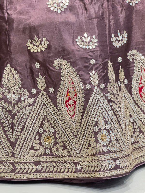 UPADA SILK GOTA PATTI LEHENGA
