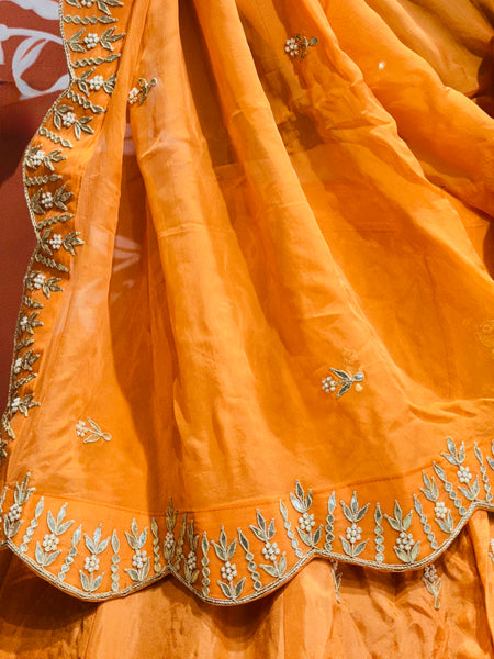 UPADA SILK GOTA PATTI LEHENGA