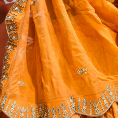 UPADA SILK GOTA PATTI LEHENGA