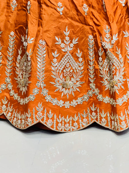 UPADA SILK GOTA PATTI LEHENGA