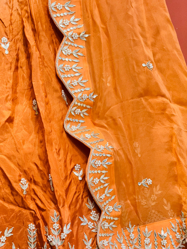UPADA SILK GOTA PATTI LEHENGA