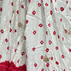 UPADA SILK GOTA PATTI BHANDEJ LEHENGA