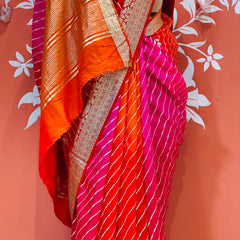 PURE RUSSIAN SILK HANDWORK BOOTA SAREE