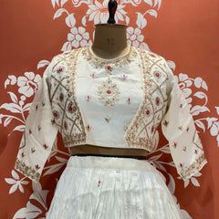 UPADA SILK HANDWORK INDO WESTERN