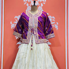 COSMOS TISSUE SILK INDO WESTERN