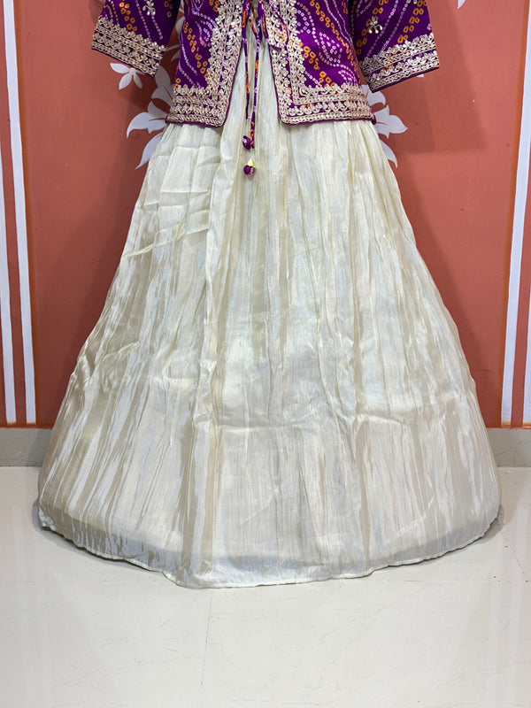 COSMOS TISSUE SILK INDO WESTERN