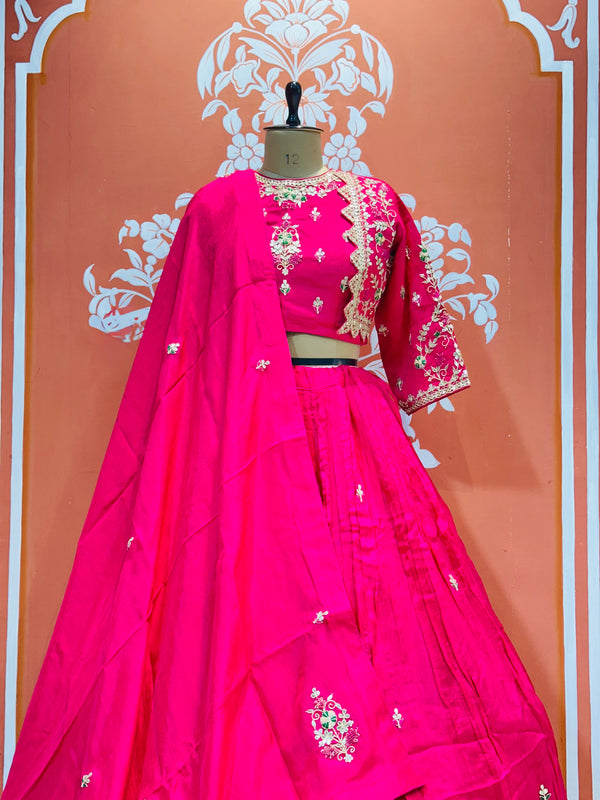 UPADA SILK HANDWORK INDO WESTERN