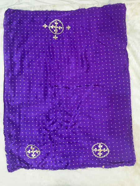 PURE GAZI SILK GOTA PATTI LEHENGA
