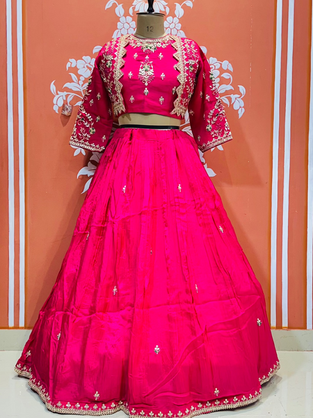 UPADA SILK HANDWORK INDO WESTERN