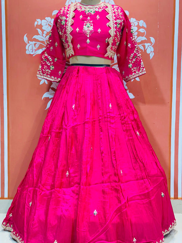 UPADA SILK HANDWORK INDO WESTERN