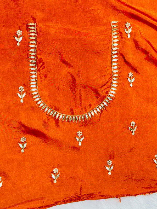UPADA SILK GOTA PATTI LEHENGA