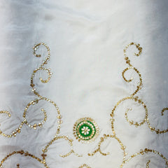 UPADA SILK GOTA PATTI BHANDEJ LEHENGA