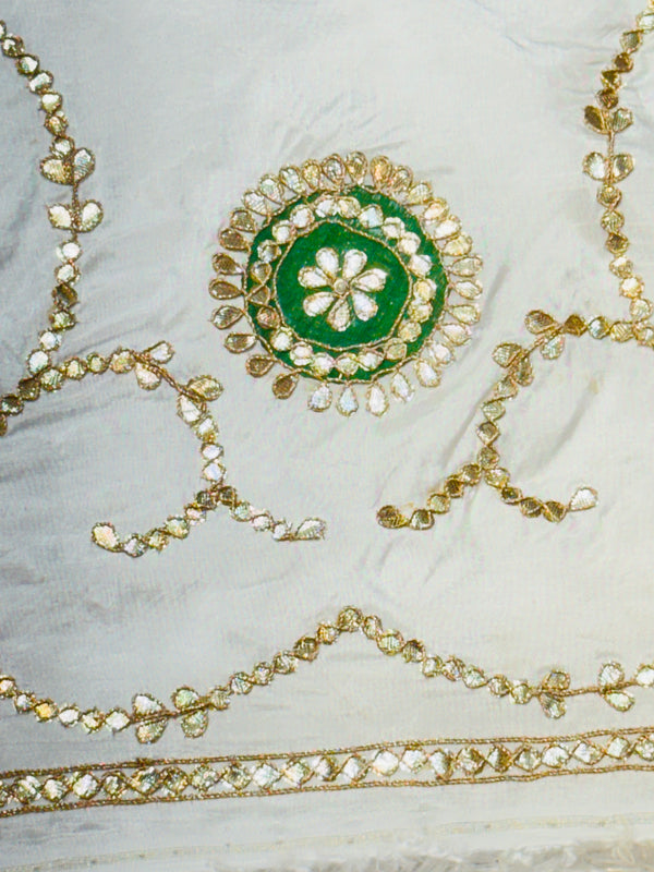UPADA SILK GOTA PATTI BHANDEJ LEHENGA