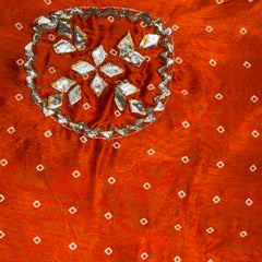 PURE GAZI SILK GOTA PATTI LEHENGA